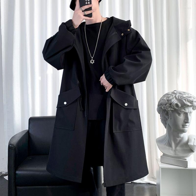Men's Trench Coats Black Coat For Men In Spring And Autumn Medium Long Men's Japanese Casual Clothing, Military green
Men's Trench Coats Black Coat For Men In Spring And Autumn Medium Long Men's Japanese Casual Clothing, Military green