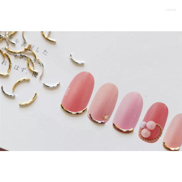 Nail Art Decorations 100pcs Gold Curve Stick Arc Smile 3D Alloy Rhinestone Metal Manicure Nails Accessories Decoration DIY Charms
Nail Art Decorations 100pcs Gold Curve Stick Arc Smile 3D Alloy Rhinestone Metal Manicure Nails Accessories Decoration DIY Charms