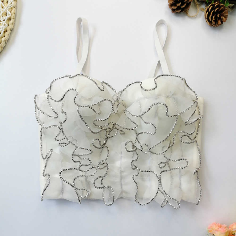 Diamond inlaid wave lace suspender with steel ring fish bone waist tunic style fungus flounce open back bra, Skin color
Diamond inlaid wave lace suspender with steel ring fish bone waist tunic style fungus flounce open back bra, Skin color