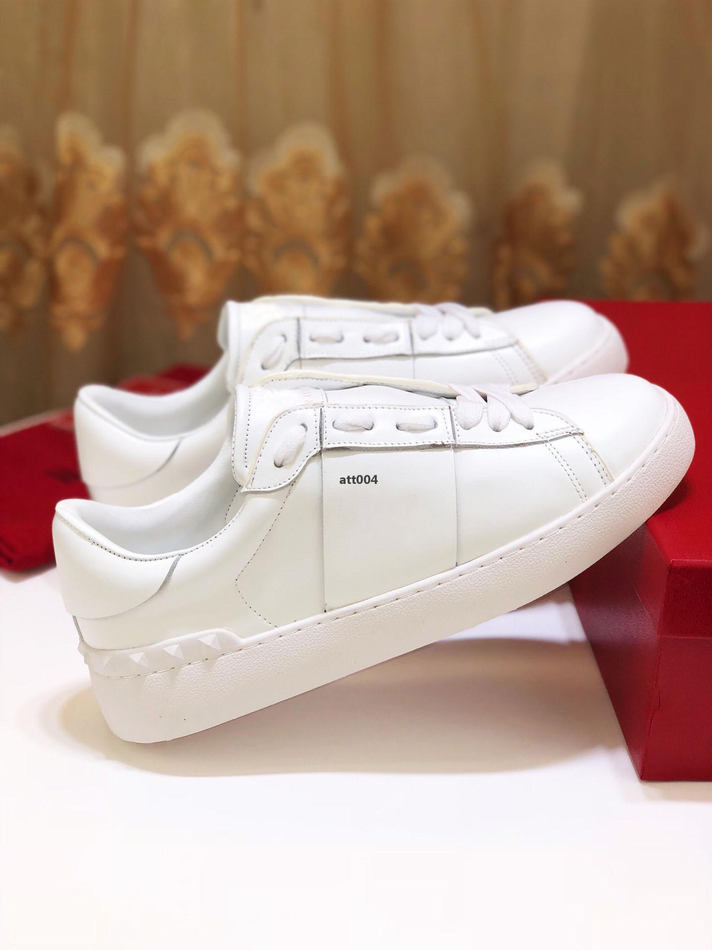 New arrival Casual Shoes White Black Red Fashion Mens Women Leather Breathable Shoes Rivet shoes Open Low sport valentinoes valentinoity bLC, Color#5
New arrival Casual Shoes White Black Red Fashion Mens Women Leather Breathable Shoes Rivet shoes Open Low sport valentinoes valentinoity bLC, Color#5