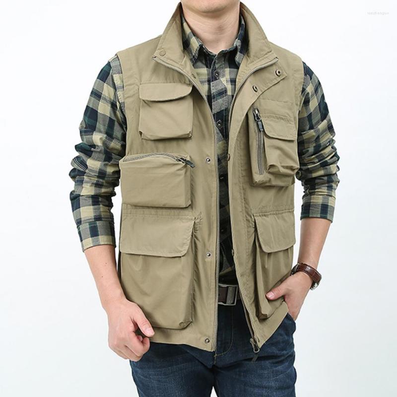 Men's Vests Waistcoat Solid Color Casual Waterproof Plus Size Outdoor For Trip, Black
Men's Vests Waistcoat Solid Color Casual Waterproof Plus Size Outdoor For Trip, Black