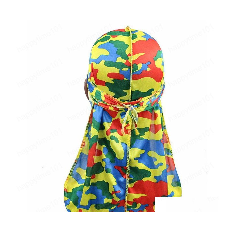 Beanie/Skull Caps Camouflage Print Mens Hip Hop Durags Caps Turban Bandanas Stitching Outside Men Durag Headwear Headband Pirate Hat Dhkkv
Beanie/Skull Caps Camouflage Print Mens Hip Hop Durags Caps Turban Bandanas Stitching Outside Men Durag Headwear Headband Pirate Hat Dhkkv