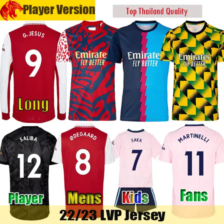 22 23 SMITH ROWE Soccer Jerseys G.JESUS SAKA ARSENAL SALIBA 2022 2023 Fans Player version ODEGAARD Football Shirt MARTINELLI Long Jersey Womens Mens Kids kit 4XL, Long away
22 23 SMITH ROWE Soccer Jerseys G.JESUS SAKA ARSENAL SALIBA 2022 2023 Fans Player version ODEGAARD Football Shirt MARTINELLI Long Jersey Womens Mens Kids kit 4XL, Long away