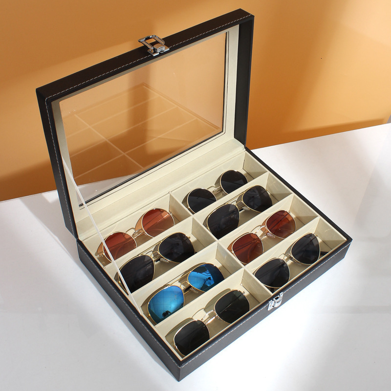 Sunglasses Cases Portable Organizer Multislot Display Simple Travel Sun Glasses Case Leather Storage Box 221207
Sunglasses Cases Portable Organizer Multislot Display Simple Travel Sun Glasses Case Leather Storage Box 221207