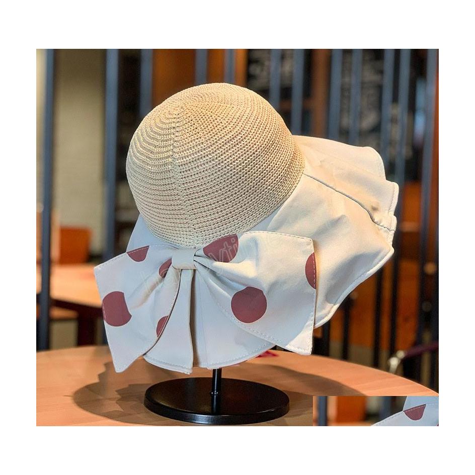 Wide Brim Hats Bucket Hats Summer Wide Brim Big Bows Bucket Hat For Women Solid Color Soft Foldable Cute Dot Print Bowknot Panama Dh5Ai
Wide Brim Hats Bucket Hats Summer Wide Brim Big Bows Bucket Hat For Women Solid Color Soft Foldable Cute Dot Print Bowknot Panama Dh5Ai