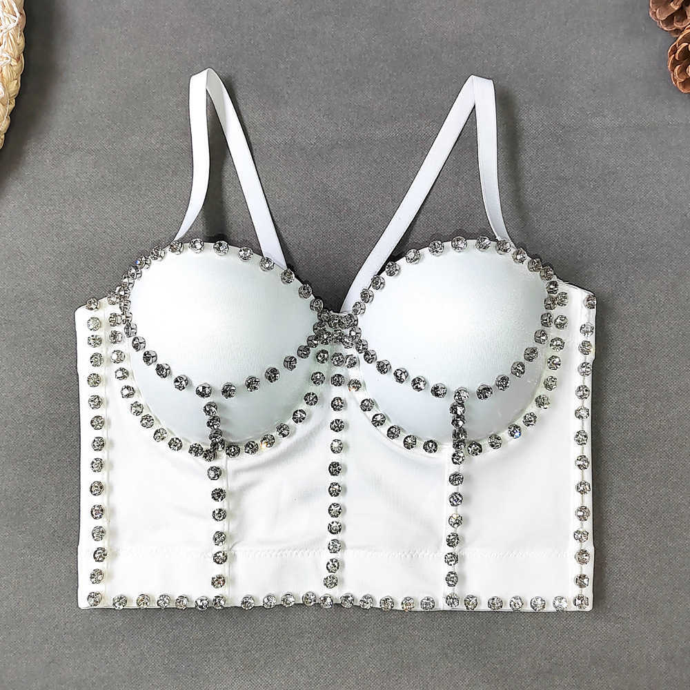 Rhinestone bra sling wear underwear free backless sexy hot girl blouse nail bead inlaid with diamond fish bone wrapped around the chest, Black5
Rhinestone bra sling wear underwear free backless sexy hot girl blouse nail bead inlaid with diamond fish bone wrapped around the chest, Black5