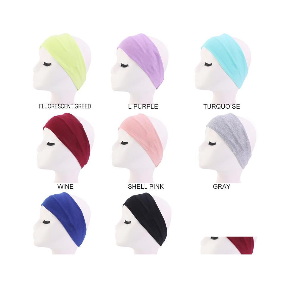 Headbands Cotton Headband For Women Yoga Gym Sports Sweatband Men Breathable Elastic Hair Band Cycling Headwear Unisex Turban Solid Dh9Pr
Headbands Cotton Headband For Women Yoga Gym Sports Sweatband Men Breathable Elastic Hair Band Cycling Headwear Unisex Turban Solid Dh9Pr