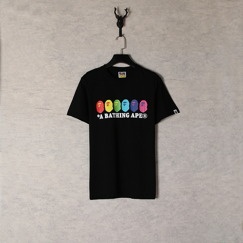 Bape Luxury Fashion Brand Mens T Shirt Color Logo Print Short Sleeve Round Neck Summer Loose T-Shirt Top Black Asian Size M-3XL
Bape Luxury Fashion Brand Mens T Shirt Color Logo Print Short Sleeve Round Neck Summer Loose T-Shirt Top Black Asian Size M-3XL