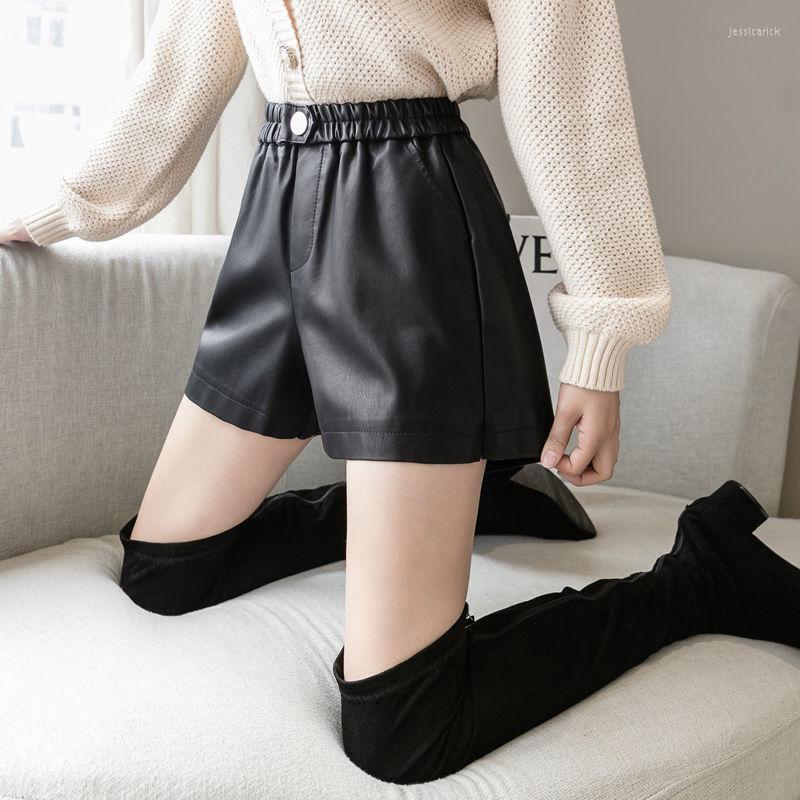 Women's Shorts Woman Solid Color Faux Leather Black Female Booty Mini Short Ladies Pu All-match Basic A-line G308, Black8
Women's Shorts Woman Solid Color Faux Leather Black Female Booty Mini Short Ladies Pu All-match Basic A-line G308, Black8