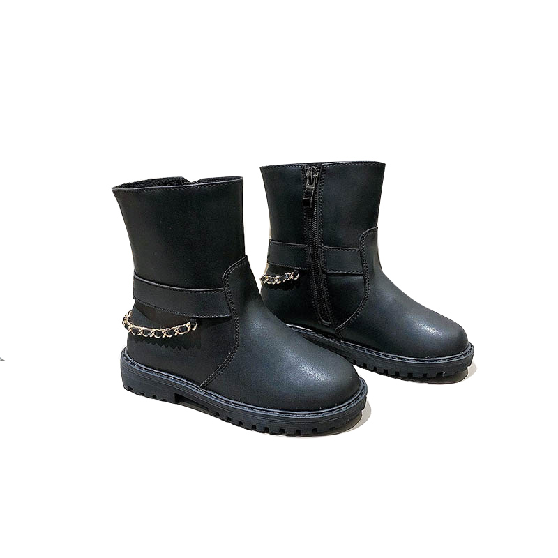 Designer Girls Boot Lovely Black Sneakers with Box Lace Up Zipper Genuine Leather Shoes With Box Winter Warm Fleece EU26-35, Long boot with gold chain
Designer Girls Boot Lovely Black Sneakers with Box Lace Up Zipper Genuine Leather Shoes With Box Winter Warm Fleece EU26-35, Long boot with gold chain