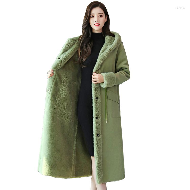 Women's Fur Cotton Coat Clothing Women's Winter Korean Loose Long Lamb Hair One Plus Velvet Thickening Coats Ladies Overcoat, Green
Women's Fur Cotton Coat Clothing Women's Winter Korean Loose Long Lamb Hair One Plus Velvet Thickening Coats Ladies Overcoat, Green