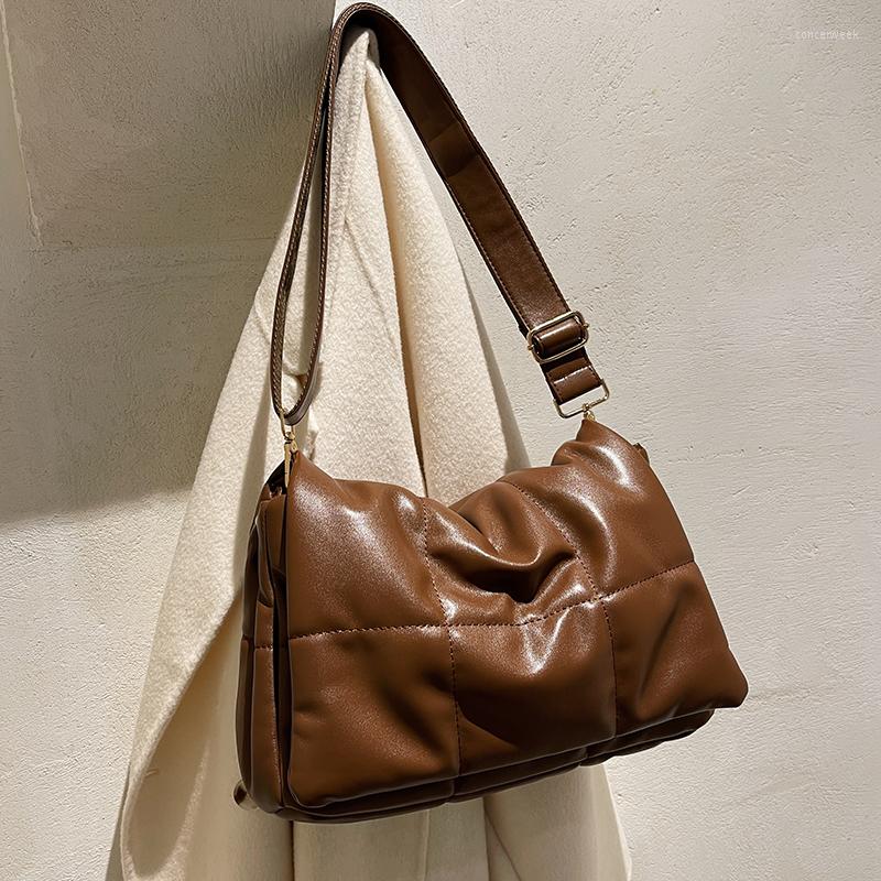 Evening Bags Soft Vintage PU Leather Shoulder For Women 2022 Winter Fashion Shopper Shopping Crossbody Handbags And Purses, White 
Evening Bags Soft Vintage PU Leather Shoulder For Women 2022 Winter Fashion Shopper Shopping Crossbody Handbags And Purses, White