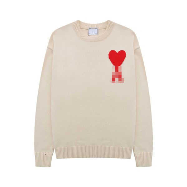 Men' Hoodie designer amis men' women' knitted sweater Hoodies pure color loose long sleeve round neck Pullover love embroidered sweatshirt Coat yh, White
Men' Hoodie designer amis men' women' knitted sweater Hoodies pure color loose long sleeve round neck Pullover love embroidered sweatshirt Coat yh, White