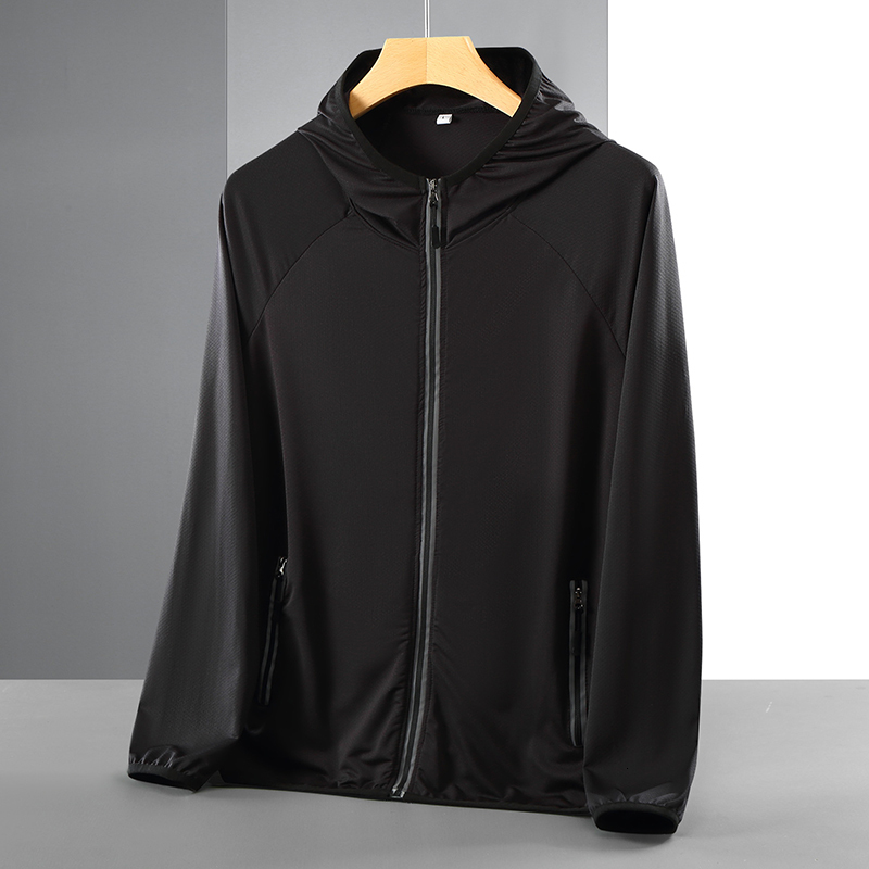 Men's Jackets UPF 50 UV Sun Protection Clothing Men Hoodie Windbreaker Breathable Ultrathin Sunscreen Outdoor Fishing Running 221206