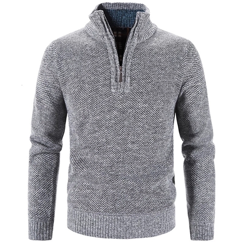 Men s Sweaters Winter Fleece Thicker Sweater Half Zipper Turtleneck Warm Pullover Quality Male Slim Knitted Wool for Spring 221206, Blue
Men s Sweaters Winter Fleece Thicker Sweater Half Zipper Turtleneck Warm Pullover Quality Male Slim Knitted Wool for Spring 221206, Blue