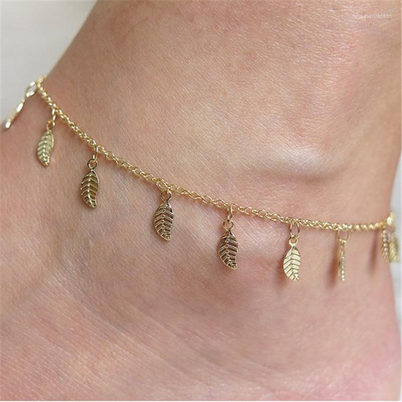 Anklets Fashion Accessories Jewelry Gold Chain Anklet Leaf Adjustable Charm Ankle Leg Bracelet Foot
Anklets Fashion Accessories Jewelry Gold Chain Anklet Leaf Adjustable Charm Ankle Leg Bracelet Foot