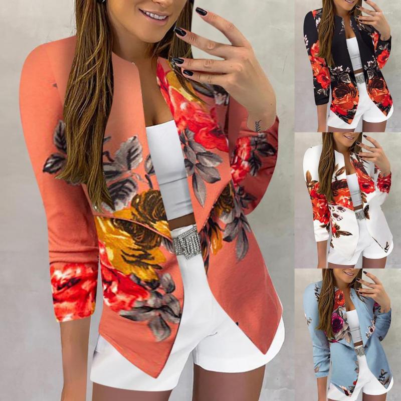 Women's Suits Office Lady Blazer Floral Print Open Stitch Jacket Temperament Slim-fitting Formal Women's Clothing For Dating
Women's Suits Office Lady Blazer Floral Print Open Stitch Jacket Temperament Slim-fitting Formal Women's Clothing For Dating