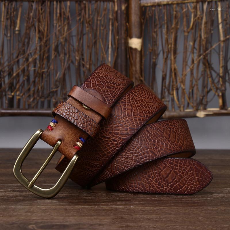 Belts 3.8CM Solid Copper Pin Buckle Belt Male Serpentine Cowskin Snakeskin Grain Fashion Genuine Leather Jeans, Black
Belts 3.8CM Solid Copper Pin Buckle Belt Male Serpentine Cowskin Snakeskin Grain Fashion Genuine Leather Jeans, Black