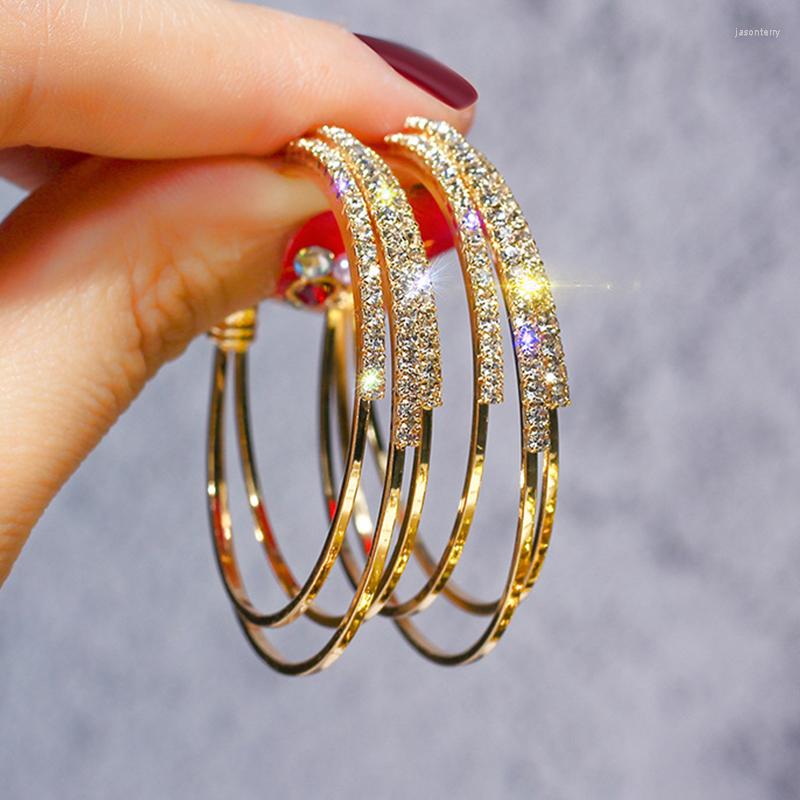 Hoop Earrings UILZ Trendy Crystal Shiny Circle Large Round For Women 2022 Brincos Fashion Jewelry Accessories
Hoop Earrings UILZ Trendy Crystal Shiny Circle Large Round For Women 2022 Brincos Fashion Jewelry Accessories