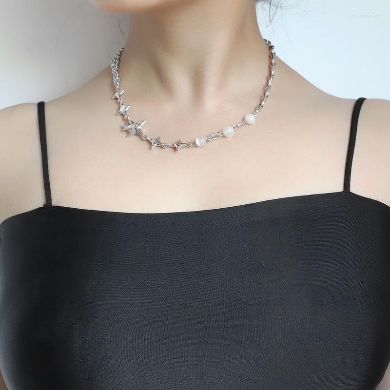 Choker Fashion Simple Star Necklaces For Women Hip Hop Titanium Steel Stitching Clavicle Chain Bracelet Gothic Jewelry Accessories
Choker Fashion Simple Star Necklaces For Women Hip Hop Titanium Steel Stitching Clavicle Chain Bracelet Gothic Jewelry Accessories