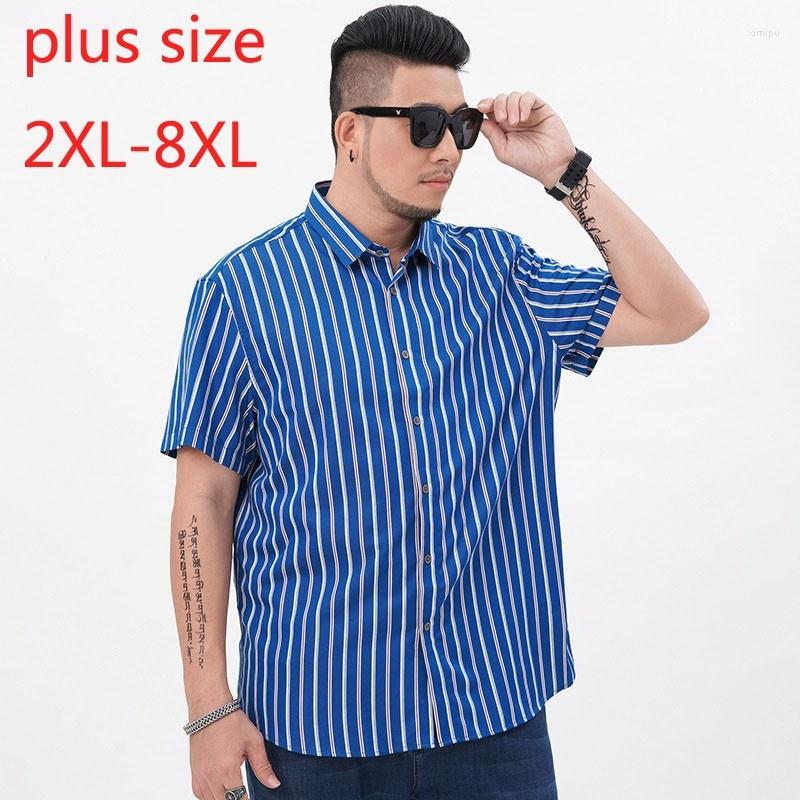 Men's Casual Shirts Keluaran Baru Suepr Kemeja Kasual Tipis Bergaris-garis Fashion Lengan Pendek Musim Panas Pria Besar Ukuran Plus 2XL 3XL, 053 a
Men's Casual Shirts Keluaran Baru Suepr Kemeja Kasual Tipis Bergaris-garis Fashion Lengan Pendek Musim Panas Pria Besar Ukuran Plus 2XL 3XL, 053 a