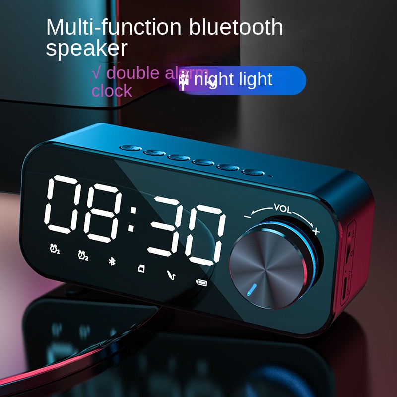 YEZHOU Wireless Bluetooth Speaker with Super Dynamic Bass Boost Portable Small Mini wireless watch Outdoor Household Alarm Clock
YEZHOU Wireless Bluetooth Speaker with Super Dynamic Bass Boost Portable Small Mini wireless watch Outdoor Household Alarm Clock