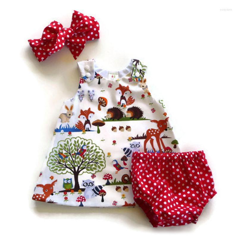 Girl Dresses Born Baby Clothes Toddler Floral Headband Cartoon Dress Dot Shorts Outfits 0-24M 3pcs Sets, As show the picture
Girl Dresses Born Baby Clothes Toddler Floral Headband Cartoon Dress Dot Shorts Outfits 0-24M 3pcs Sets, As show the picture