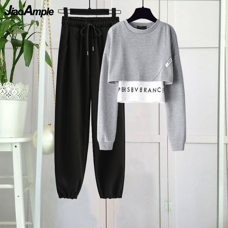 Women s Two Piece Pants Tracksuit Autumn Top Suit Korean Fashion Elegant Short Sweater Trouser Two piece Set Female Sportwear 221206, Pants 01
Women s Two Piece Pants Tracksuit Autumn Top Suit Korean Fashion Elegant Short Sweater Trouser Two piece Set Female Sportwear 221206, Pants 01