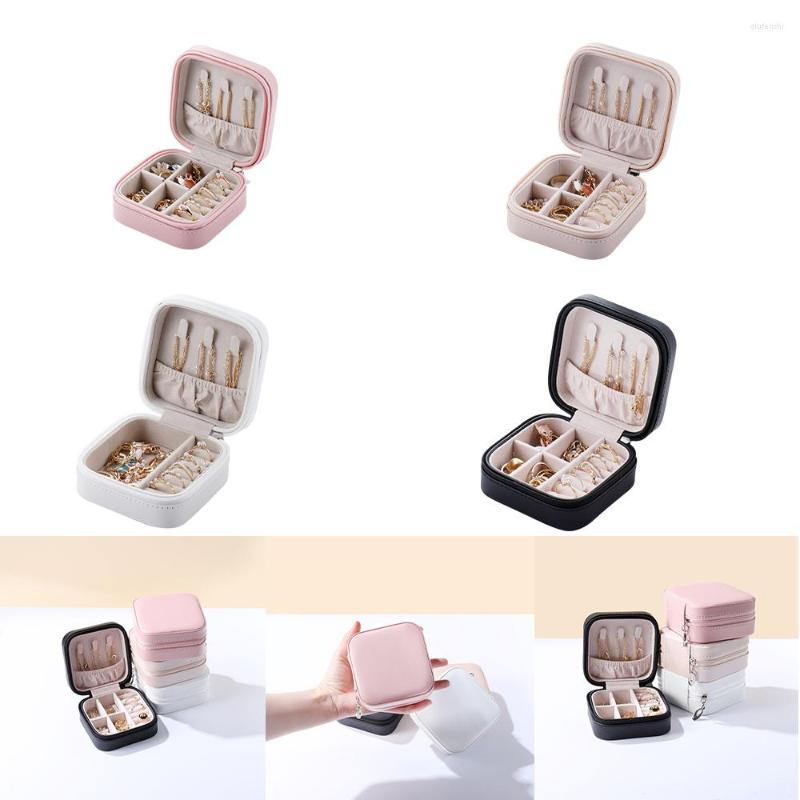 Jewelry Pouches 1Pcs Travel Organizer Display Portable Zipper Holder Box Leather Earring Necklace Bracelet Storage
Jewelry Pouches 1Pcs Travel Organizer Display Portable Zipper Holder Box Leather Earring Necklace Bracelet Storage