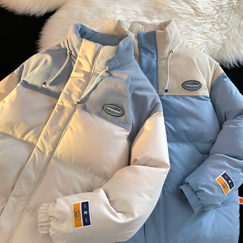 Men s Down Parkas Japanese Style Thicken Jacket Men Warm Bubble Coat Winter Streetwear Vintage Oversize Puffer With Contrast 221206, White
Men s Down Parkas Japanese Style Thicken Jacket Men Warm Bubble Coat Winter Streetwear Vintage Oversize Puffer With Contrast 221206, White