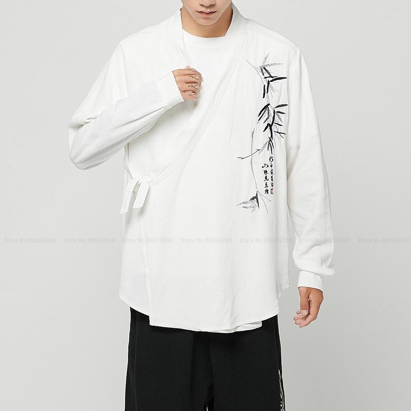 Ethnic Clothing Chinese Style Hanfu Cloak Jackets Bottoms Retro Bamboo Embroidery Cardigan Coat Pants Japanese Kimono Casual
Ethnic Clothing Chinese Style Hanfu Cloak Jackets Bottoms Retro Bamboo Embroidery Cardigan Coat Pants Japanese Kimono Casual