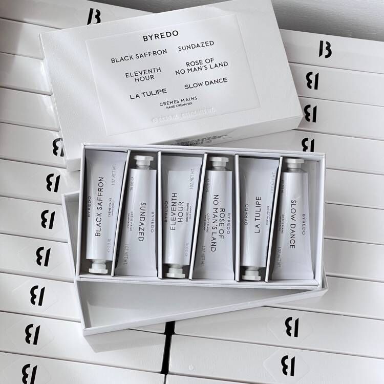 Brand Byredo Hand Cream lotion 30ml with 6pcs white box Set Rose of No Mans Land Slow Dance good smell fast ship
Brand Byredo Hand Cream lotion 30ml with 6pcs white box Set Rose of No Mans Land Slow Dance good smell fast ship