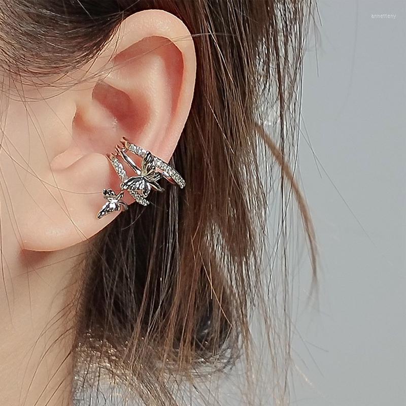 Backs Earrings 1PC Fashion Shining Zircon Butterfly Ear Clip For Women Girls Non Piercing Cuff Ear-hook Party Wedding Jewelry Gift
Backs Earrings 1PC Fashion Shining Zircon Butterfly Ear Clip For Women Girls Non Piercing Cuff Ear-hook Party Wedding Jewelry Gift