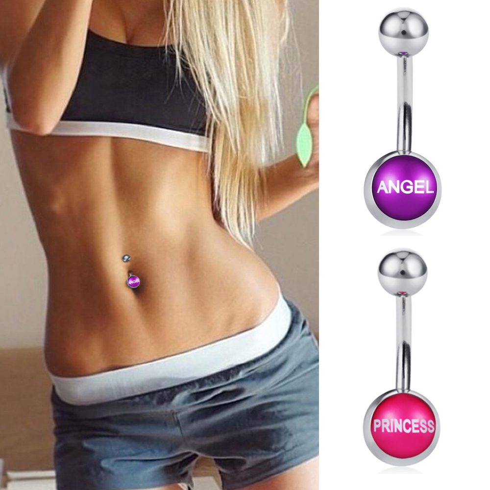 Navel Bell Button Rings 1pc Round Ball Belly Letter Words Stainless Steel for Women Piercing Body Ring Jewelry Girls Gifts 221208
Navel Bell Button Rings 1pc Round Ball Belly Letter Words Stainless Steel for Women Piercing Body Ring Jewelry Girls Gifts 221208