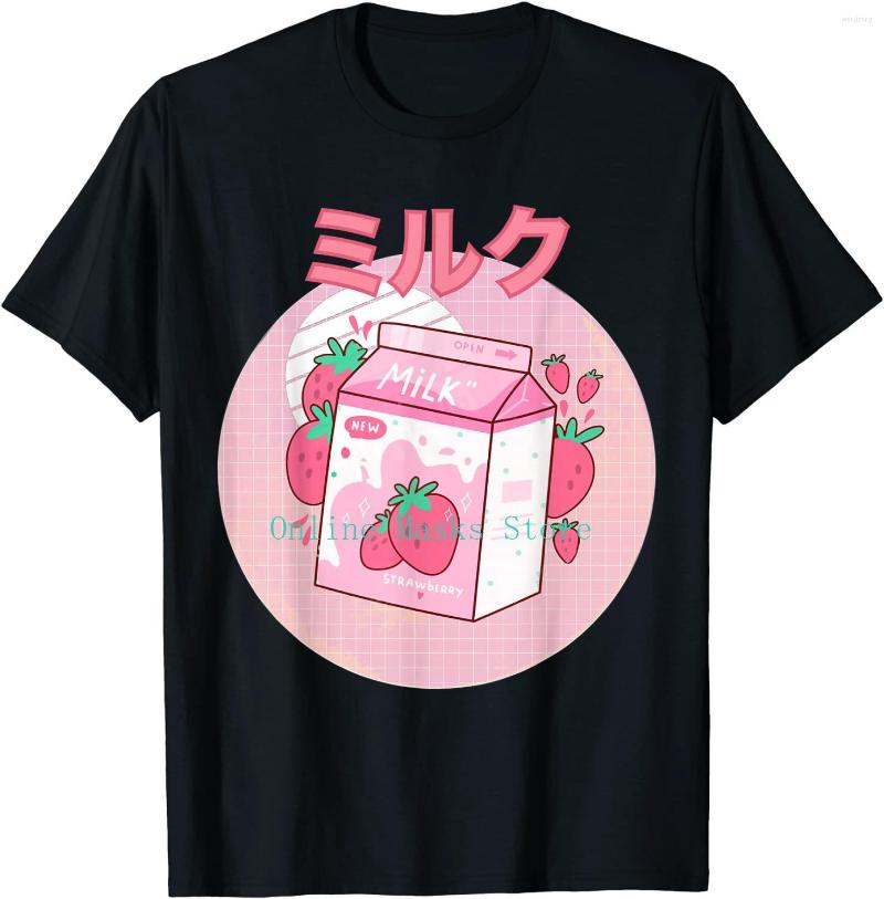 Men' T Shirts Carton Pink Funny Strawberry Milk Shake Japanese Retro 90s T-Shirt Short-Sleeved Harajuku Graphic Oversized Tee, Black
Men' T Shirts Carton Pink Funny Strawberry Milk Shake Japanese Retro 90s T-Shirt Short-Sleeved Harajuku Graphic Oversized Tee, Black
