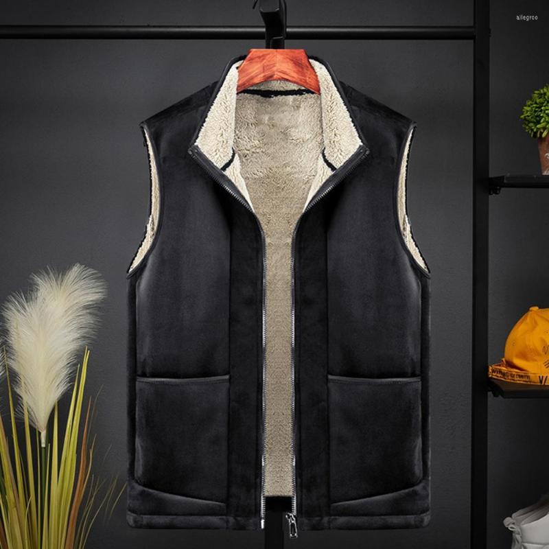 Men's Vests Trendy Winter Waistcoat Sleeveless Vest Solid Color Wear-resistant Men Thermal, Black
Men's Vests Trendy Winter Waistcoat Sleeveless Vest Solid Color Wear-resistant Men Thermal, Black
