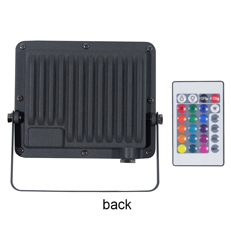 LED Flood Lights RGB 16 Color Changing 10W 20W 30W 50W 100W 150W 200W Outdoor IP65 Waterproof for Garden Stage Lighting