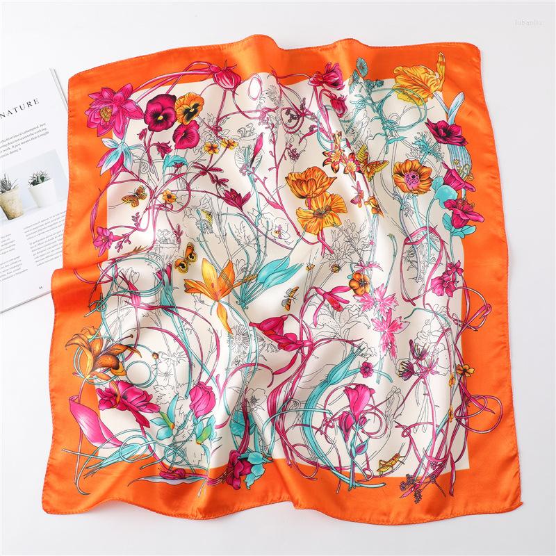 Scarves Silk Satin Small Square Scarf Women Simple Printing Spring And Autumn Neckerchief 60cm FJ440
Scarves Silk Satin Small Square Scarf Women Simple Printing Spring And Autumn Neckerchief 60cm FJ440