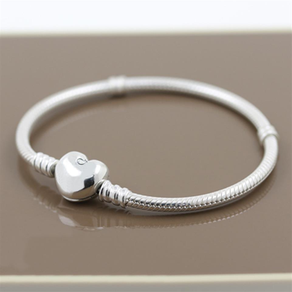 Top Quality 100% 925 Sterling Silver Bracelets For Women DIY Jewelry Fit Pandora Charms Beads Snake Chain Bracelet Lady Gift With 326D
Top Quality 100% 925 Sterling Silver Bracelets For Women DIY Jewelry Fit Pandora Charms Beads Snake Chain Bracelet Lady Gift With 326D