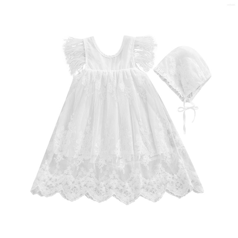 Girl Dresses Born Infant Baby Girls Sweet Clothes Set Feathers Sleeve Lace Long Dress With Hat White, Picture shown
Girl Dresses Born Infant Baby Girls Sweet Clothes Set Feathers Sleeve Lace Long Dress With Hat White, Picture shown