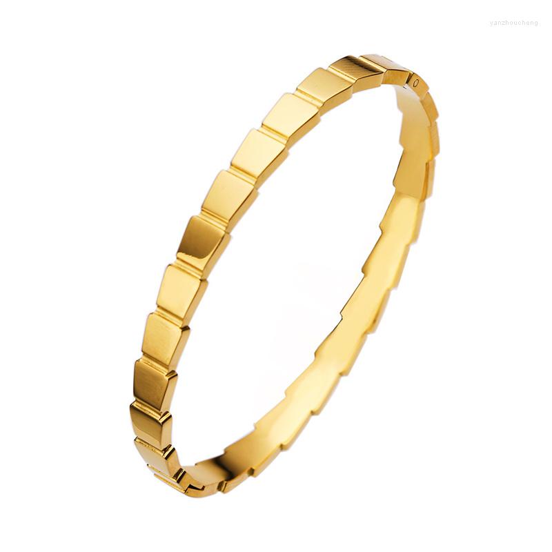 Bangle Luxury Stainless Steel Women's Hand Bracelets 2022 Wholesale African Jewelry Dubai Charming Gold Plated Chirstmas Gift
Bangle Luxury Stainless Steel Women's Hand Bracelets 2022 Wholesale African Jewelry Dubai Charming Gold Plated Chirstmas Gift