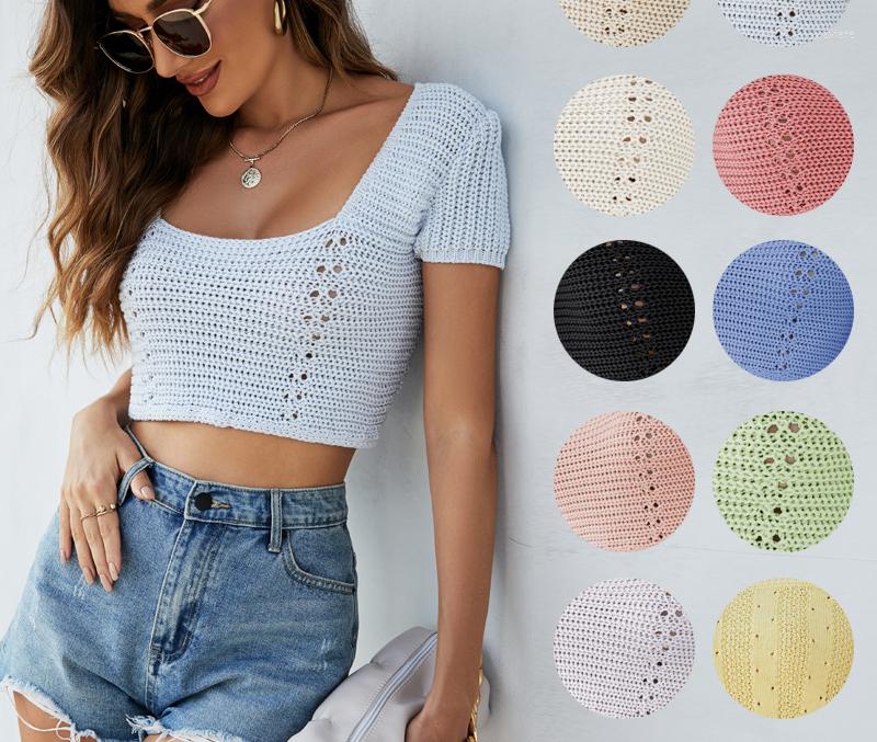 Women' T Shirts Egood Women' T-shirt Sexy Short Slimming Navel Knit Top Hollow Cross Open Back Short-sleeved Bottoming Shirt, Pink
Women' T Shirts Egood Women' T-shirt Sexy Short Slimming Navel Knit Top Hollow Cross Open Back Short-sleeved Bottoming Shirt, Pink