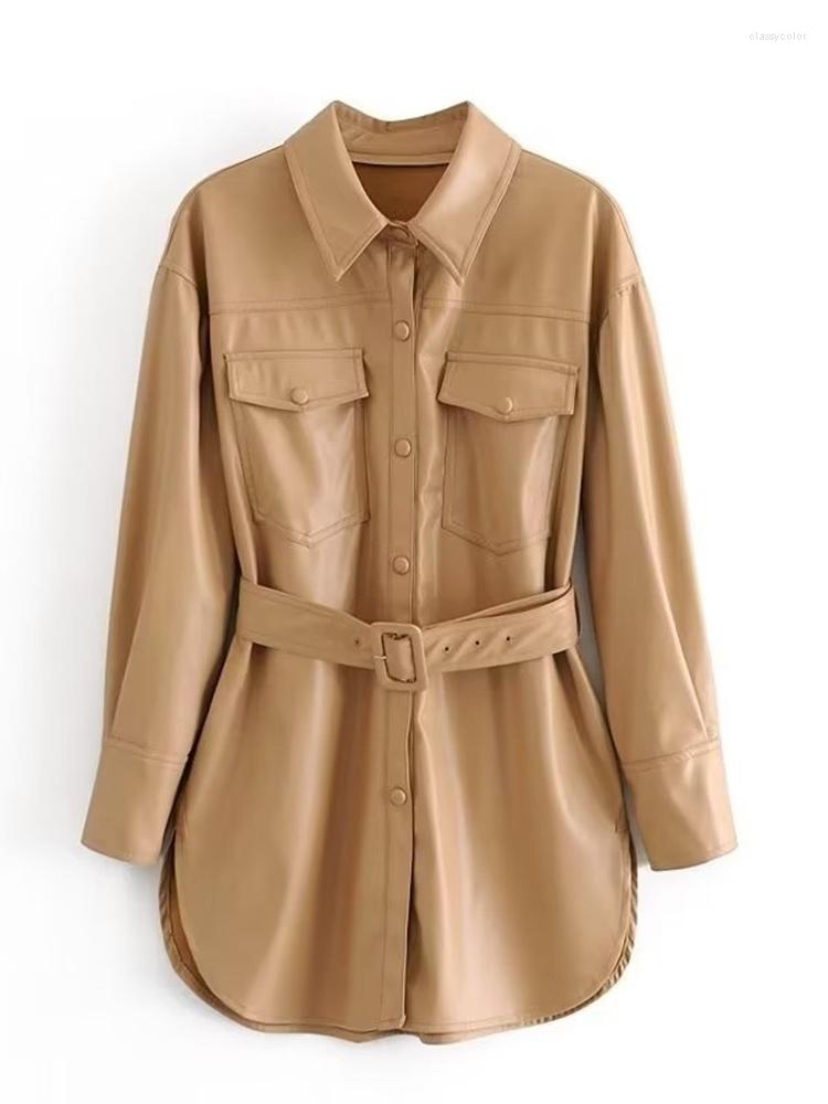 Women's Down MESTTRAF 2022 Women Sexy Faux Leather With Belt Padded Coat Vintage Long Sleeve Pockets Female Streetwear Outerwear Chic Tops, Picture shown
Women's Down MESTTRAF 2022 Women Sexy Faux Leather With Belt Padded Coat Vintage Long Sleeve Pockets Female Streetwear Outerwear Chic Tops, Picture shown