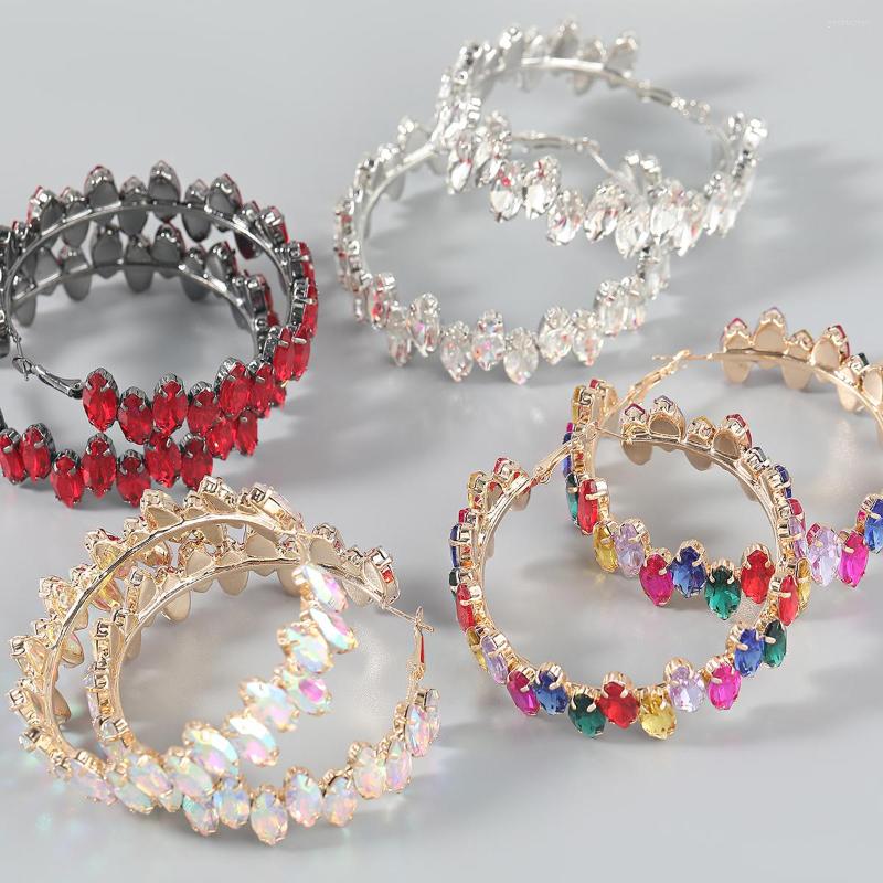 Hoop Earrings 2022 Winter Metal Glass Round Castle Banquet Exaggeration Women's Charm Luxury Jewelry
Hoop Earrings 2022 Winter Metal Glass Round Castle Banquet Exaggeration Women's Charm Luxury Jewelry