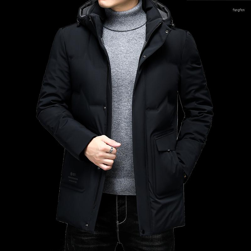 Men's Down 2022 Fashion Men Jacket Hooded Winter Coat 90% White Duck Filling Brand Clothing Thicken Casual Parka, Black
Men's Down 2022 Fashion Men Jacket Hooded Winter Coat 90% White Duck Filling Brand Clothing Thicken Casual Parka, Black