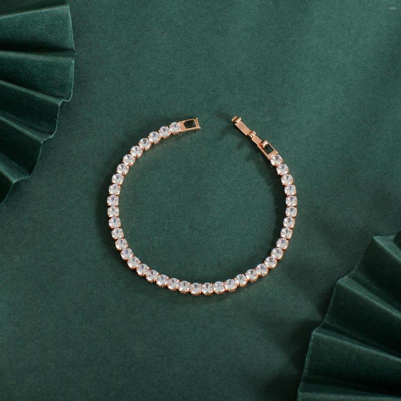 Link Bracelets 14K Gold Plated Classic Brillant Cut Shine CZ Cubic Zirconia Dainty Tennis Bracelet For Women Men Fashion Jewelry
Link Bracelets 14K Gold Plated Classic Brillant Cut Shine CZ Cubic Zirconia Dainty Tennis Bracelet For Women Men Fashion Jewelry