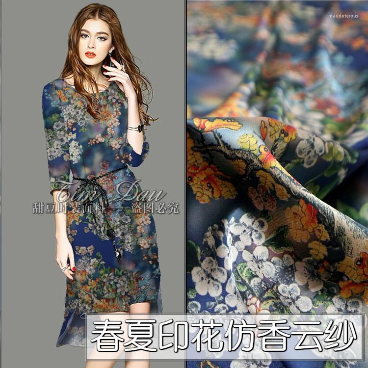 Clothing Fabric 150cm Heavy Stretch Printed Chinese High Imitation Silk Digital Print Scarf Dress Material Wholesale Cloth
Clothing Fabric 150cm Heavy Stretch Printed Chinese High Imitation Silk Digital Print Scarf Dress Material Wholesale Cloth