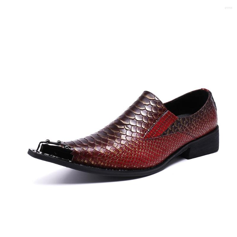 Dress Shoes Men's With Metal Tip Snakeskin Wedding Black And Purple Evening Party Men Hairdress Sexy Medium Heel, Picture shown
Dress Shoes Men's With Metal Tip Snakeskin Wedding Black And Purple Evening Party Men Hairdress Sexy Medium Heel, Picture shown