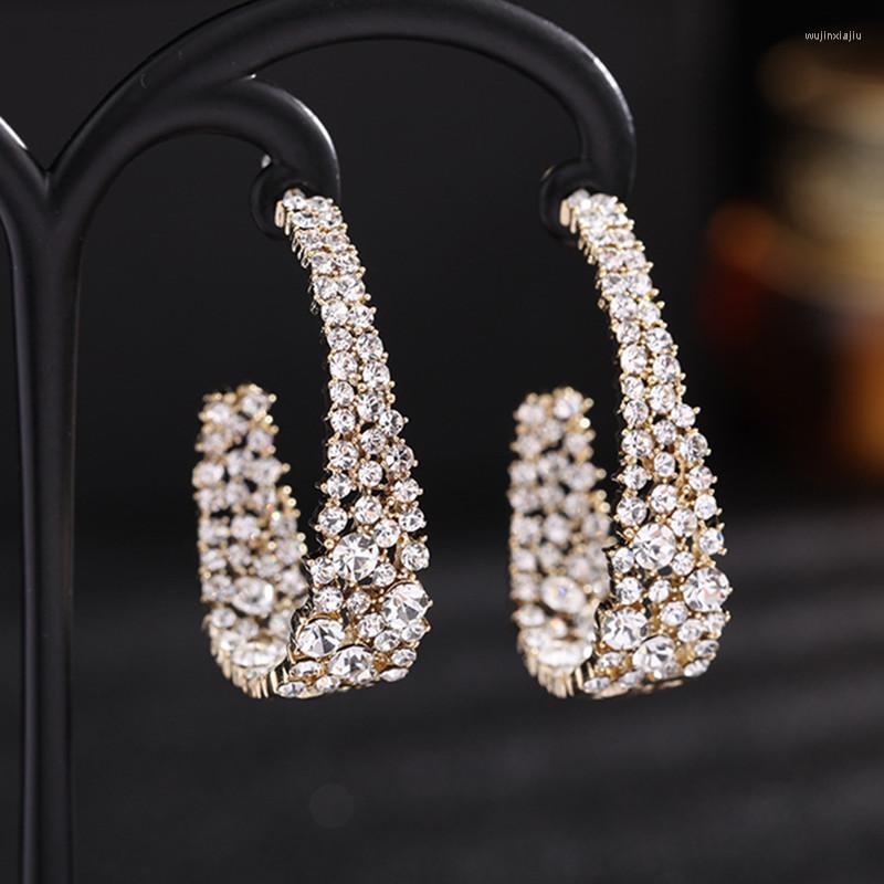 Hoop Earrings UMQ Vintage Luxury Large Big Crystal For Women Gold Circle Rhinestone Bride Wedding Party Jewelry Friend Gift Box
Hoop Earrings UMQ Vintage Luxury Large Big Crystal For Women Gold Circle Rhinestone Bride Wedding Party Jewelry Friend Gift Box