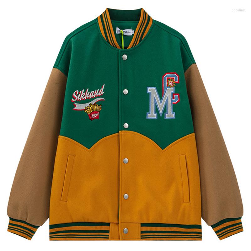 Men' Jackets Unisex Retro Patchwork Bomber Jacket Oversize Streetwear Tops Mens Harajuku Letter Embroidery Color Block Varsity Baseball, 16
Men' Jackets Unisex Retro Patchwork Bomber Jacket Oversize Streetwear Tops Mens Harajuku Letter Embroidery Color Block Varsity Baseball, 16